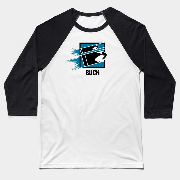 Buck Rainbow Six Siege Baseball T-Shirt by FlowrenceNick00